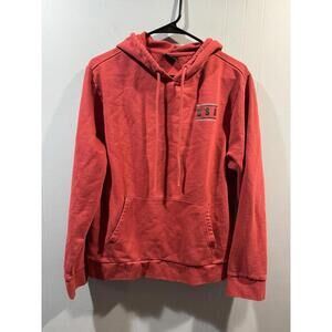 Youth Boys Zelos Hoodie Size Medium Burgundy USA Flag Print